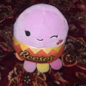 Squishmallows Reese's Pink & Orange Winking Octopus Plush